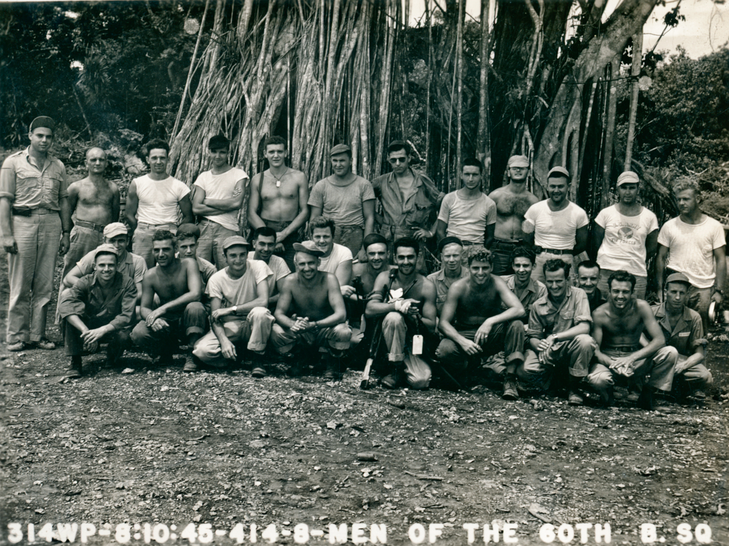 Doug and his unit on Guam