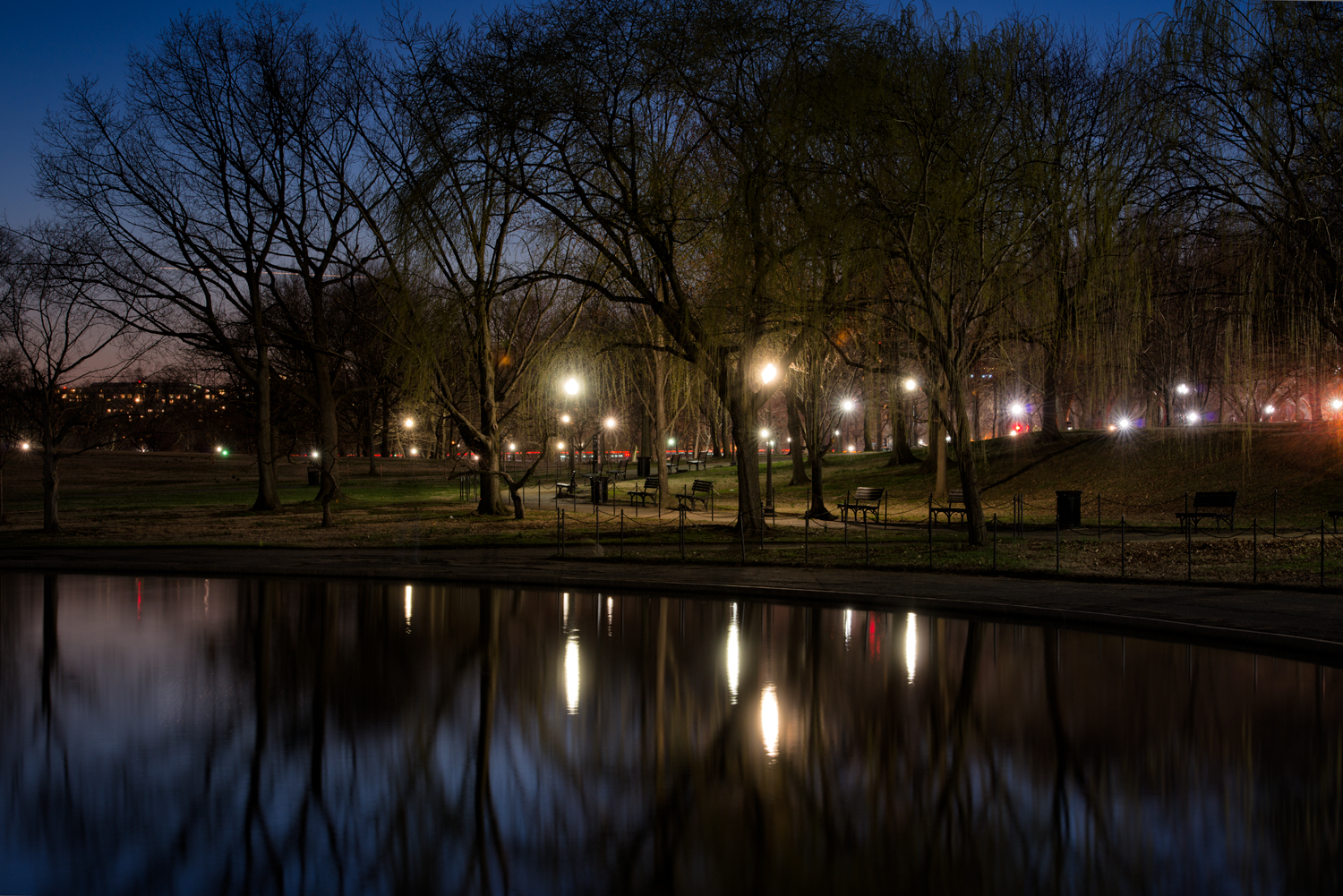 Constitution Gardens, April Evening