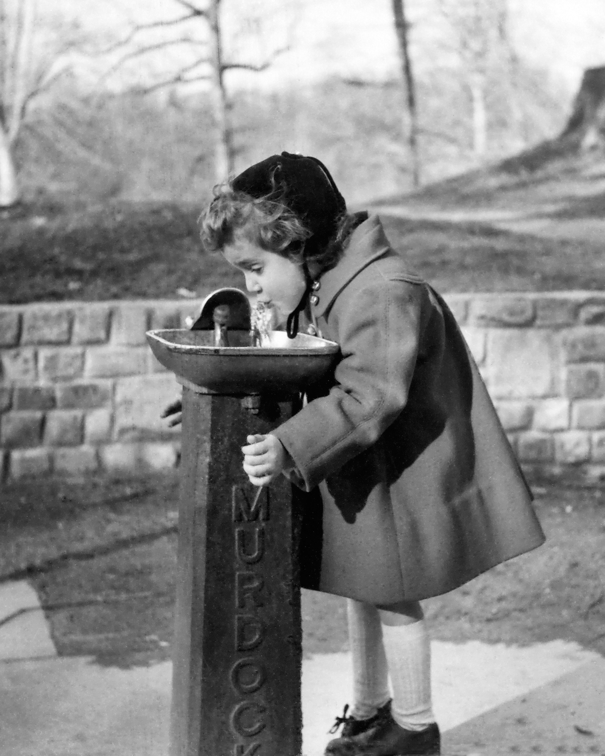 Sally at the Fountain