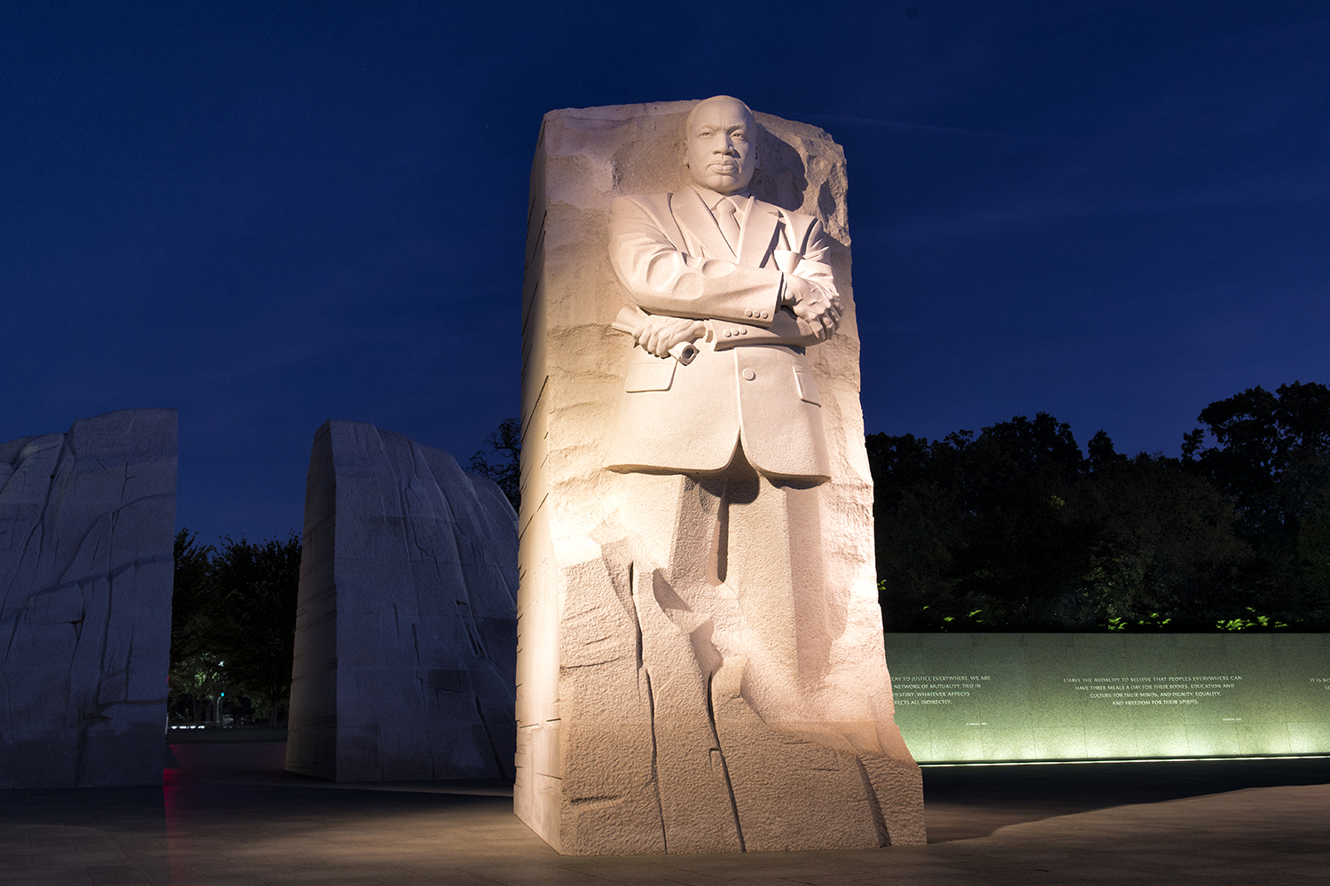 October Morning at the MLK Memorial 