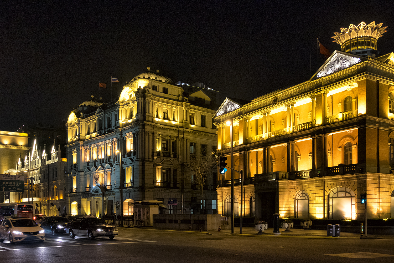 March Evening on the Bund, Shanghai