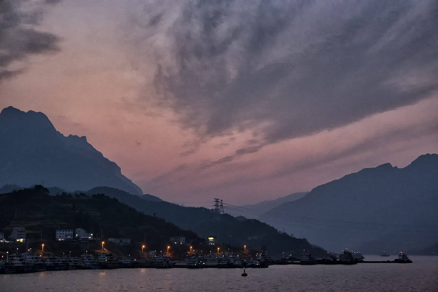 Yangtze River at Sunset
