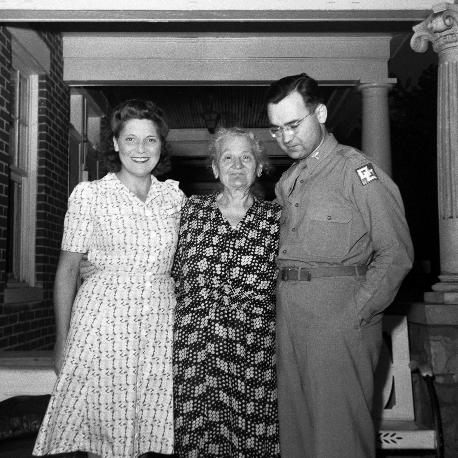 Sylvia, Dora and Philip Adalman