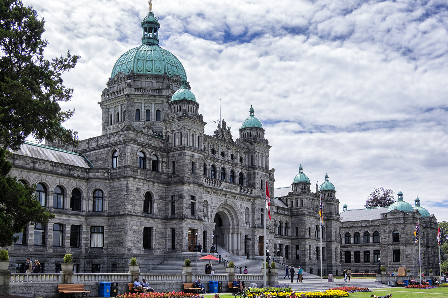 BC Parliament, July Afternoon