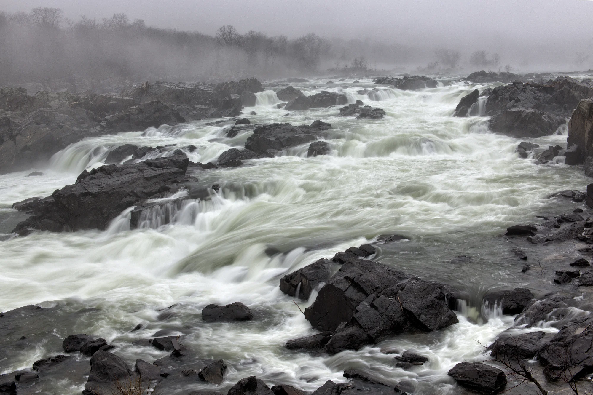 Great Falls, November Morning, Water Works 2016