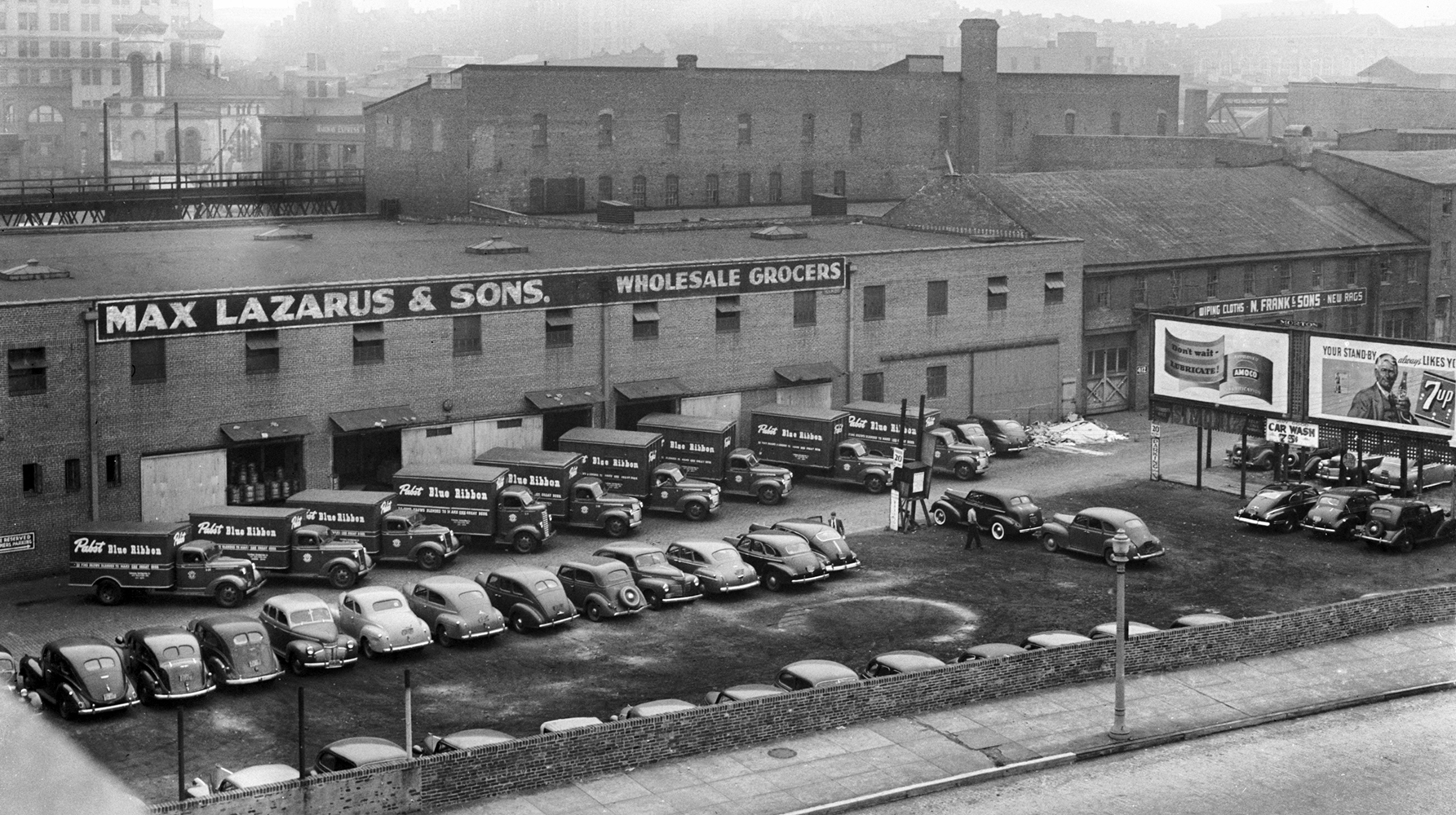 Max Lazarus and Sons warehouse on Holliday Street