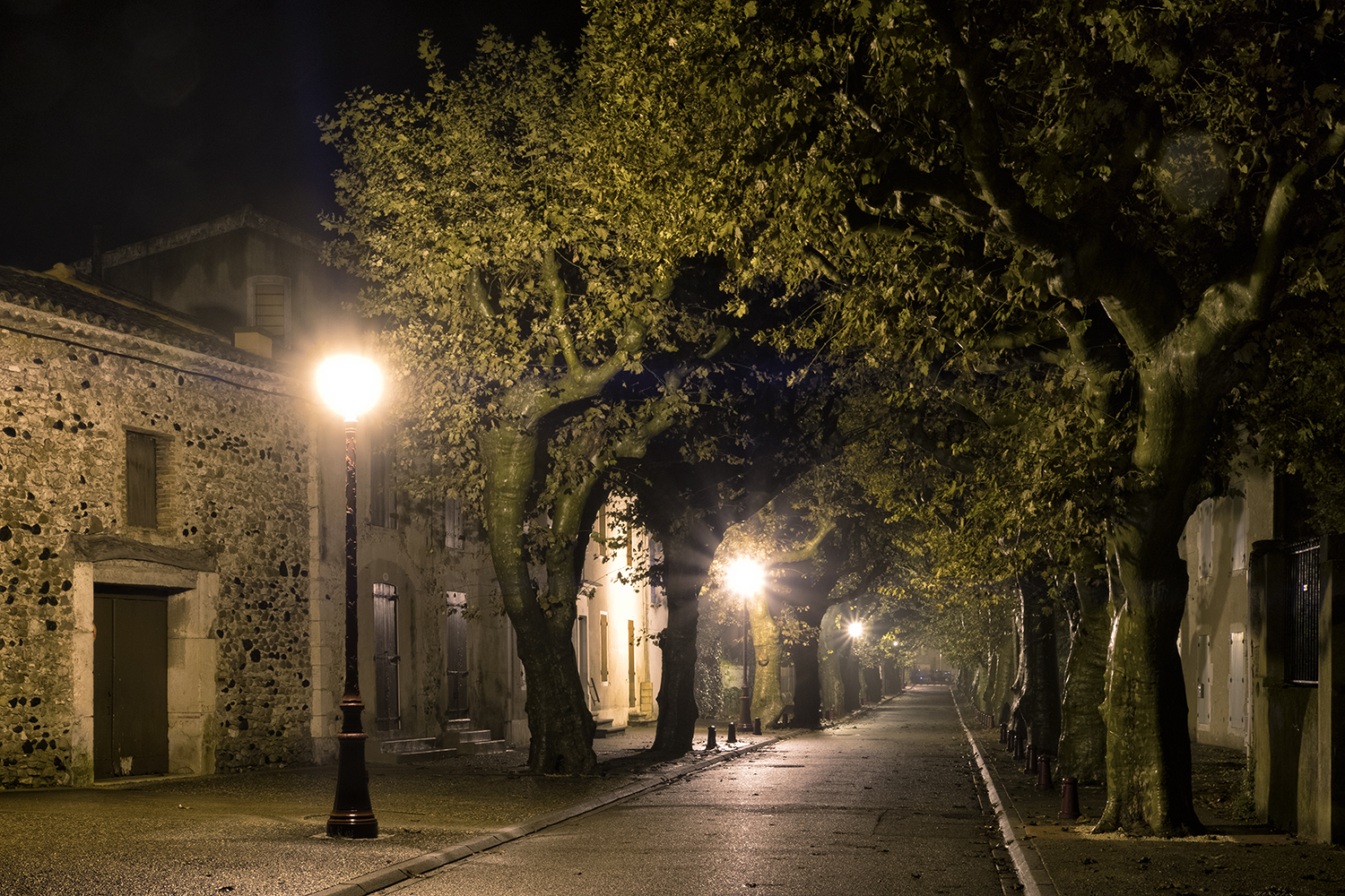 Viviers, France, October Evening