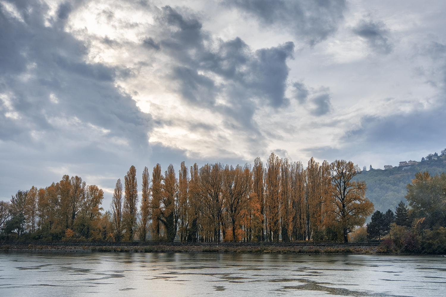 Rhone River, October Afternoon