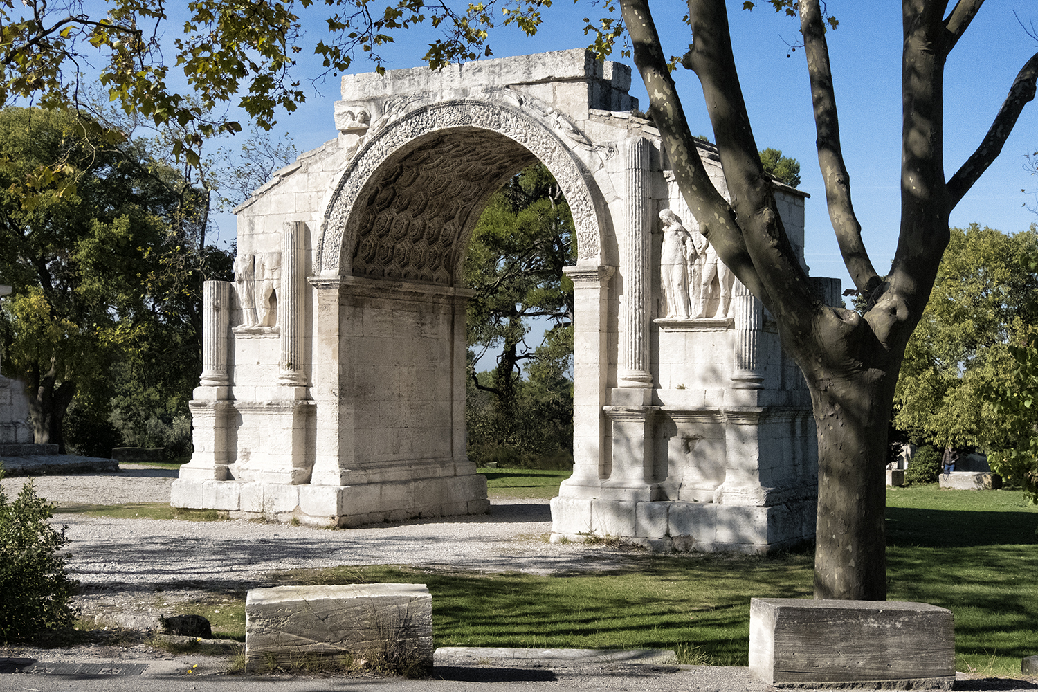 Ruins of Glanum, France, October Morning