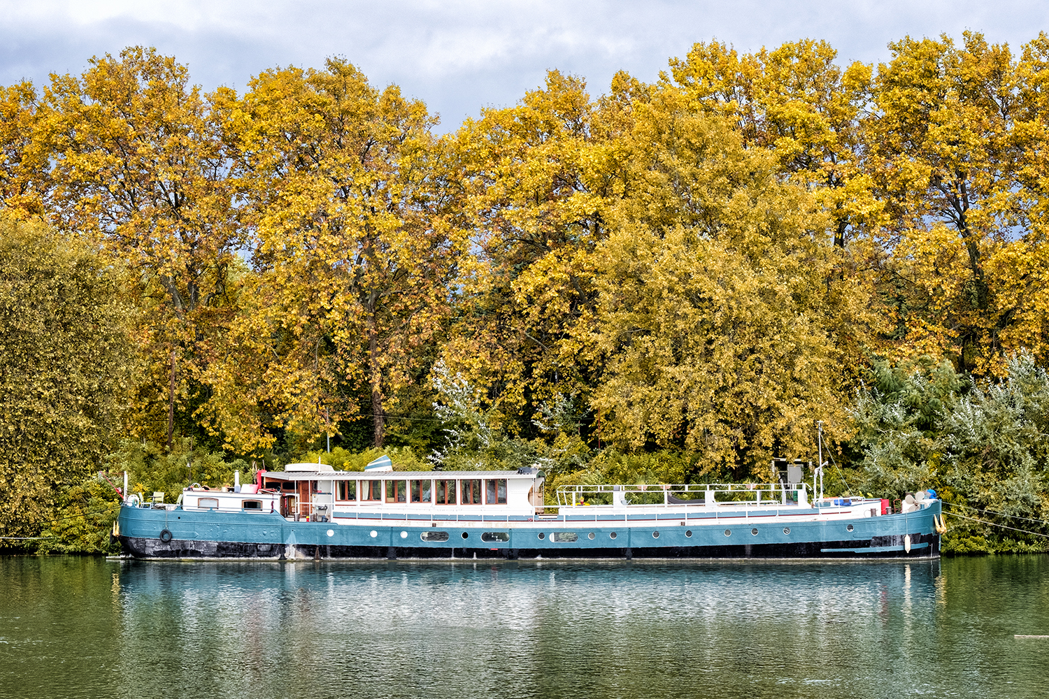 Rhone River, Avignon, October Morning