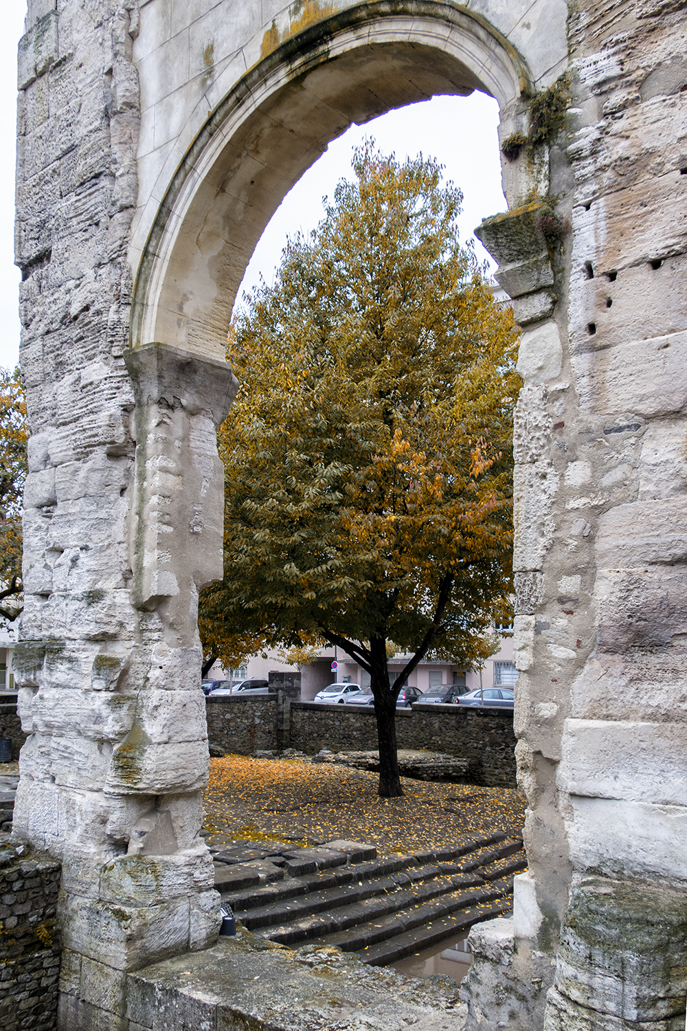 Roman Ruins, Vienne, France, October Morning