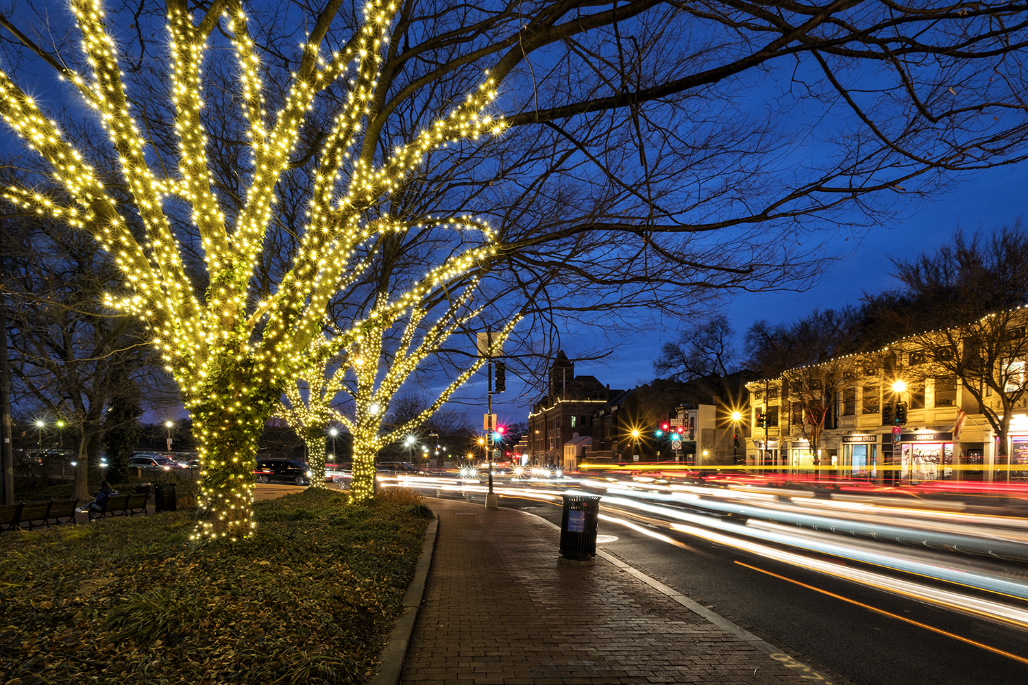 December Evening in Georgetown 