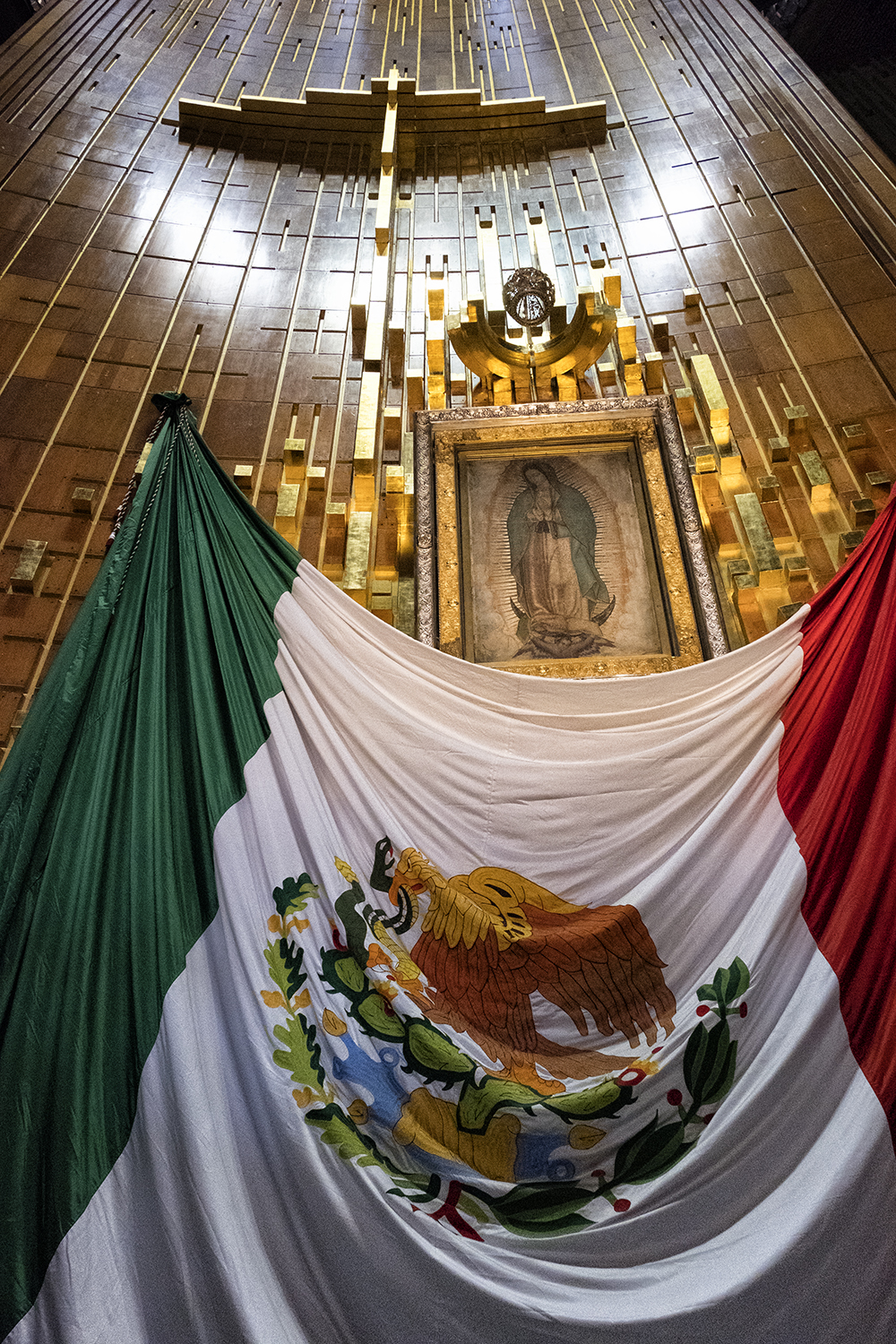 In the Basilica of Our Lady of Guadalupe, Mexico City