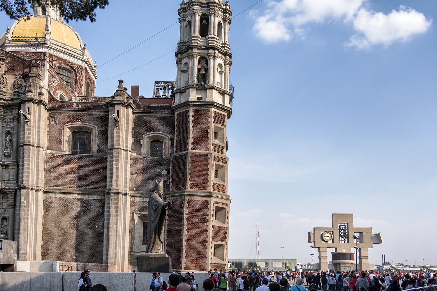 At the Basilica of Our Lady of Guadalupe, Mexico City