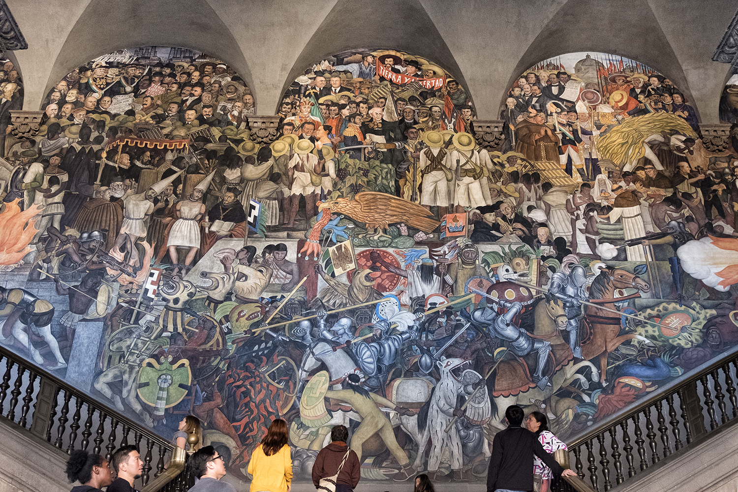 Diego Rivera Frescoes, Palacio Nacional, Mexico City