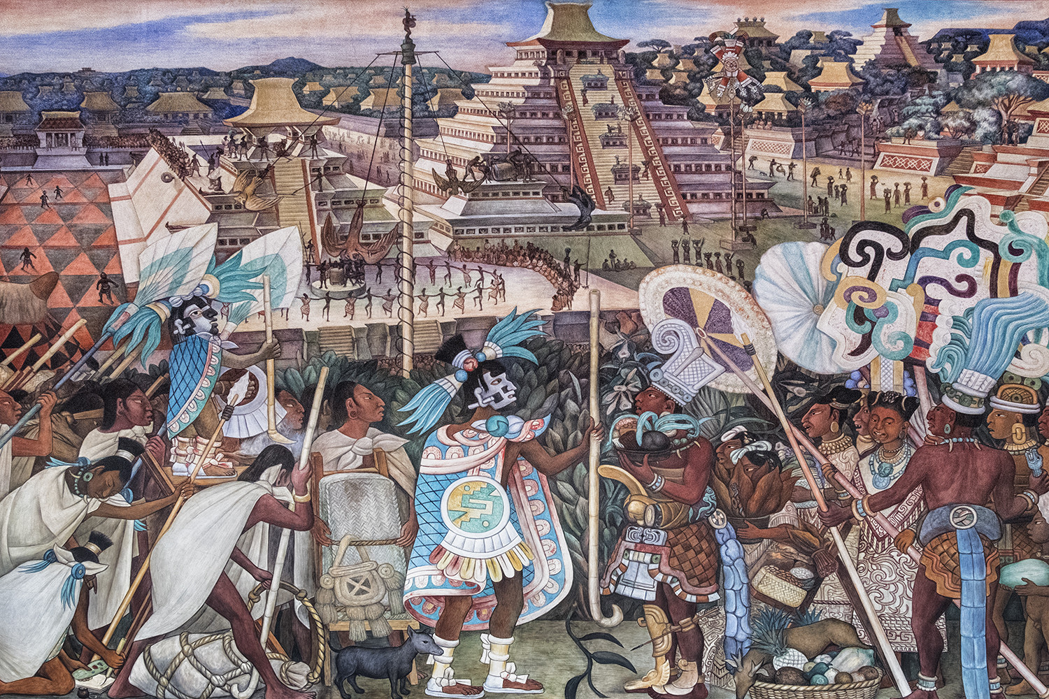 Diego Rivera Fresco, Palacio Nacional, Mexico City