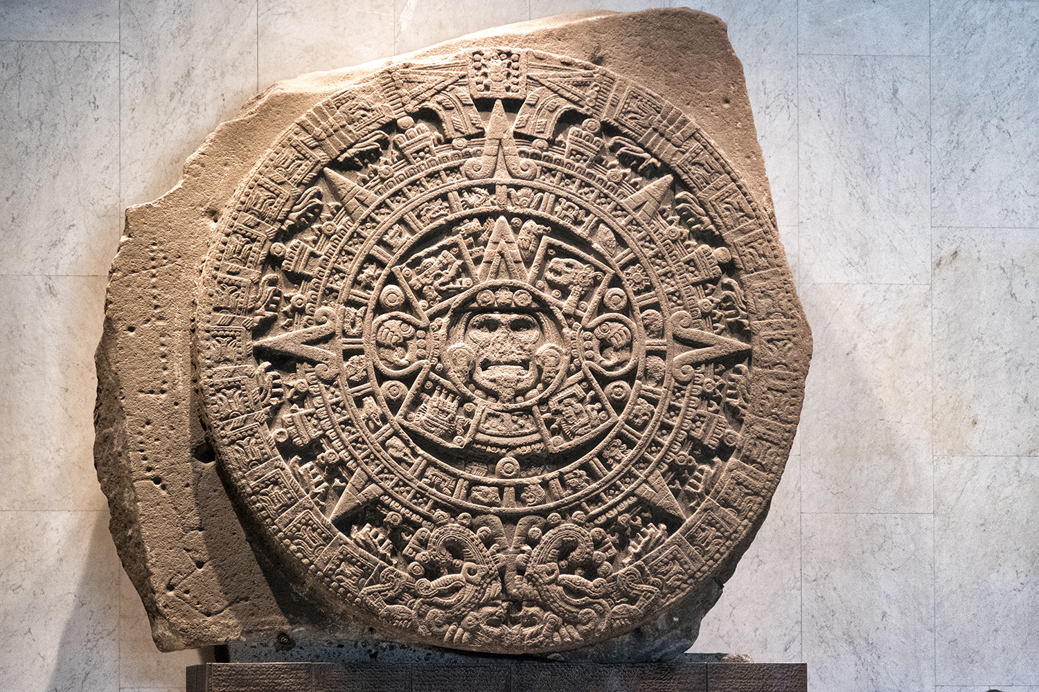 Piedra del Sol (Stone of the Sun), Museo Nacional de Anthropologie, Mexico City