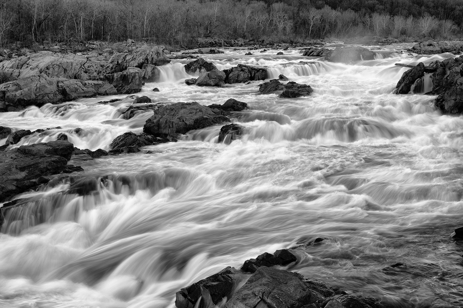 Great Falls, January Evening