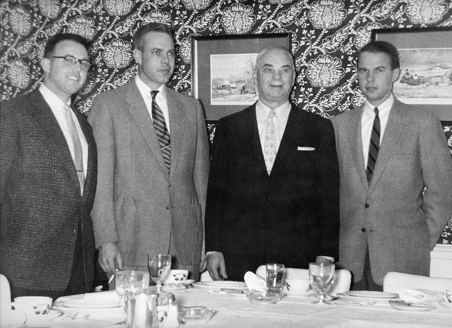 Richard, Douglas, Harry and Buddy Goodwin, 1955