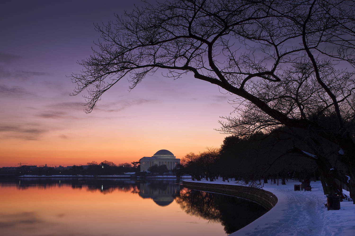 Jefferson Memorial, December Morning