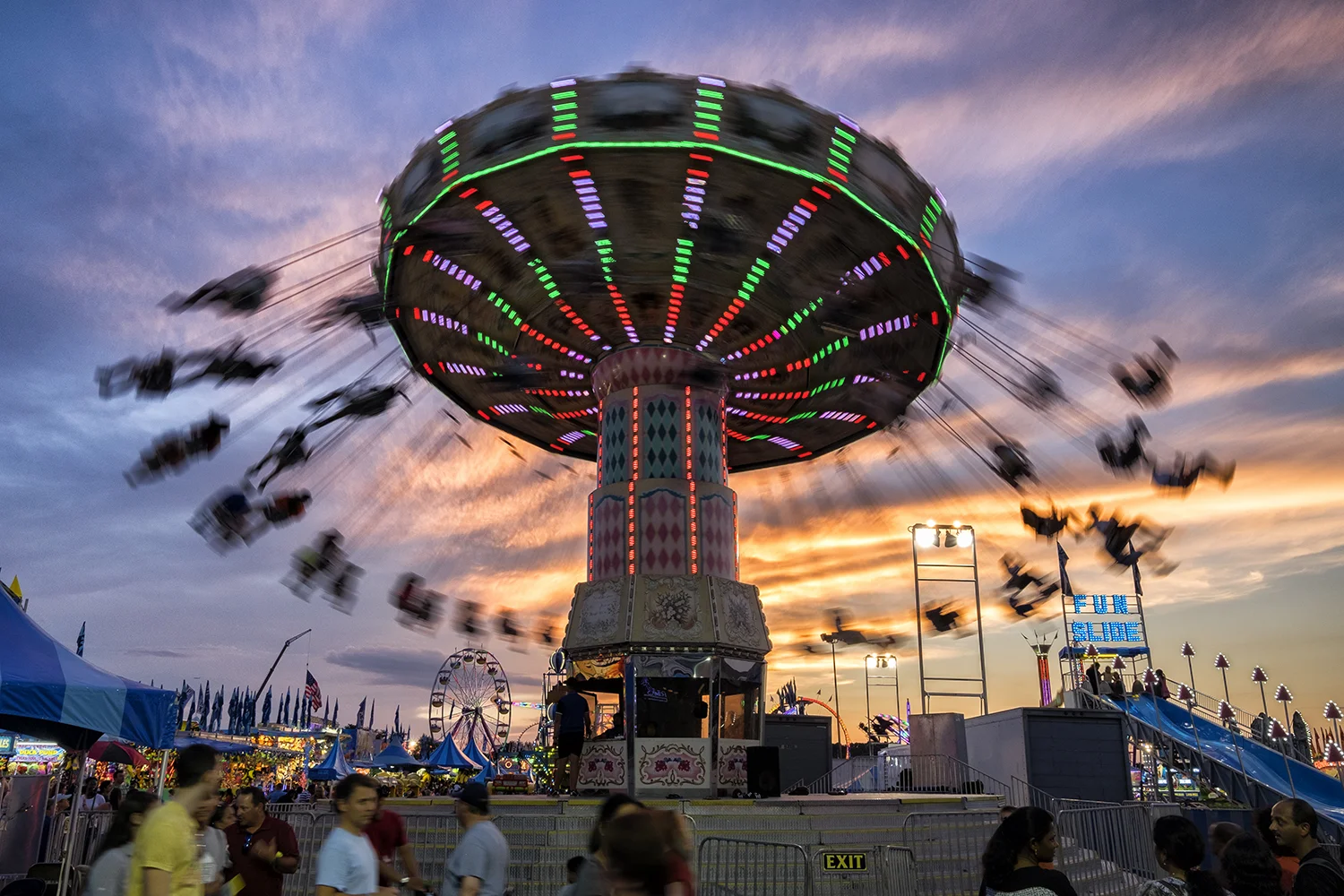 Wave Swinger at Sunset