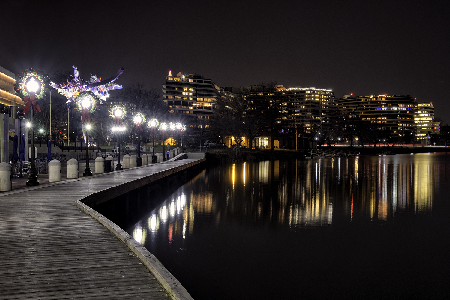 Georgetown Waterfront, December Evening