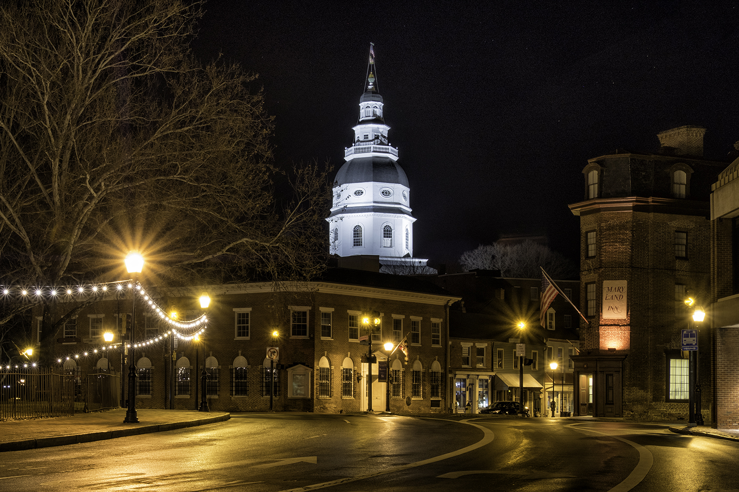 Church Circle, January Morning