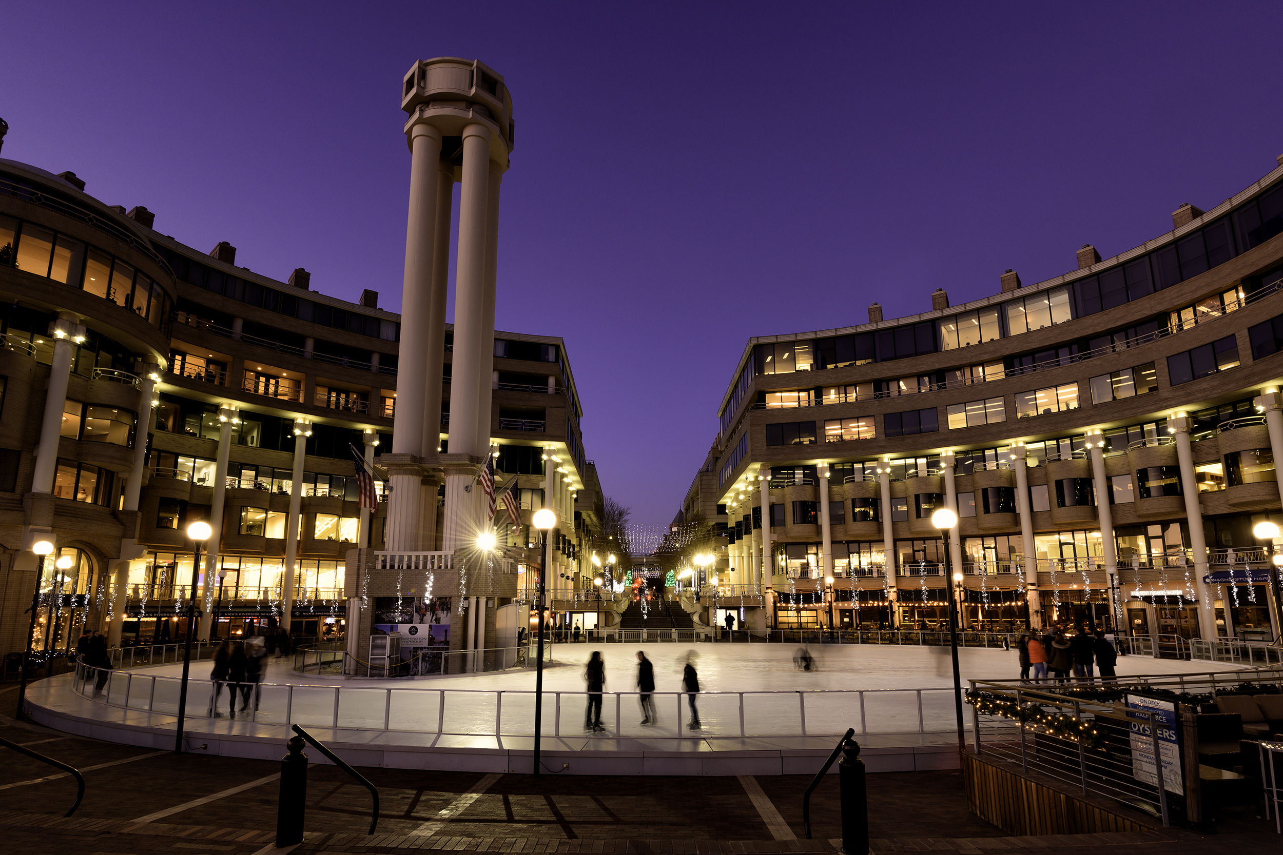 Washington Harbor, December Evening