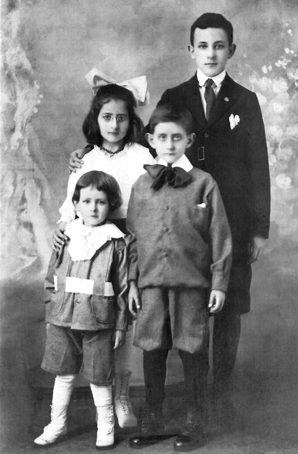 Leon. Esther, Ruben and Fred Schwartzstein