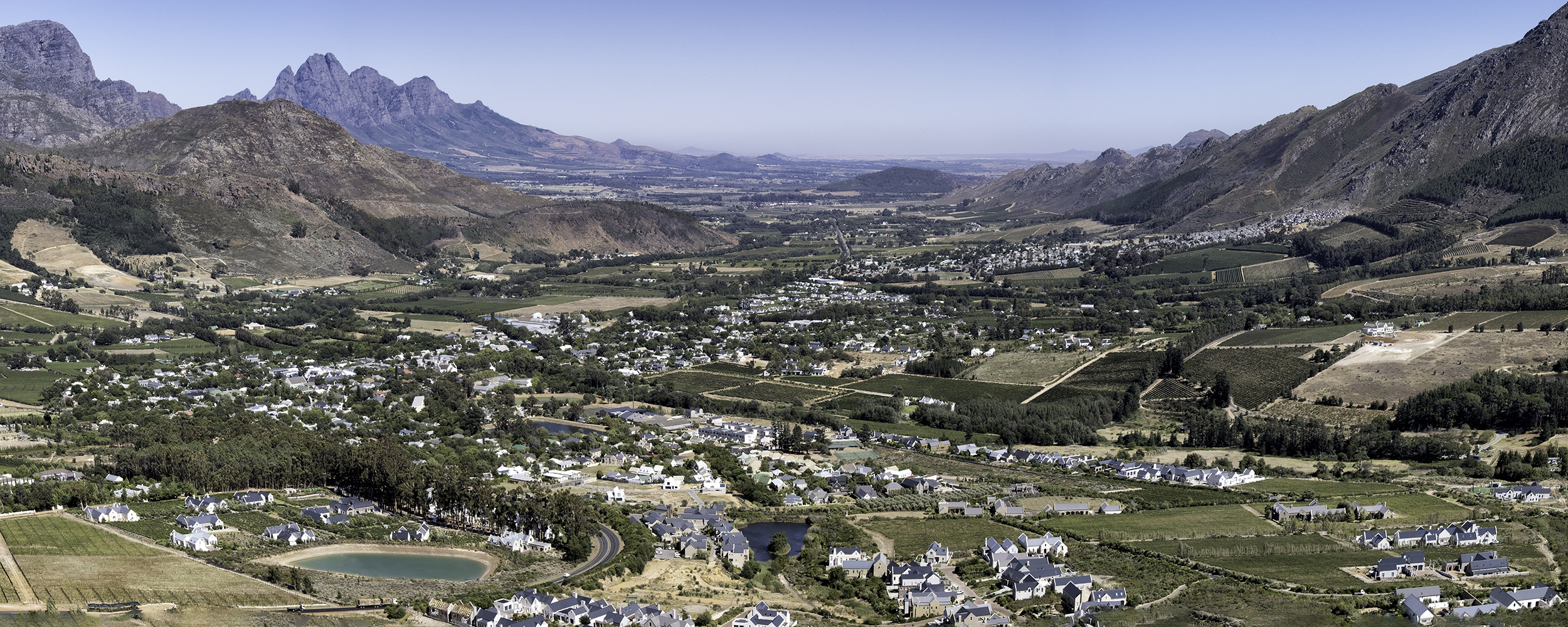 Franschhoek, SA, February Afternoon