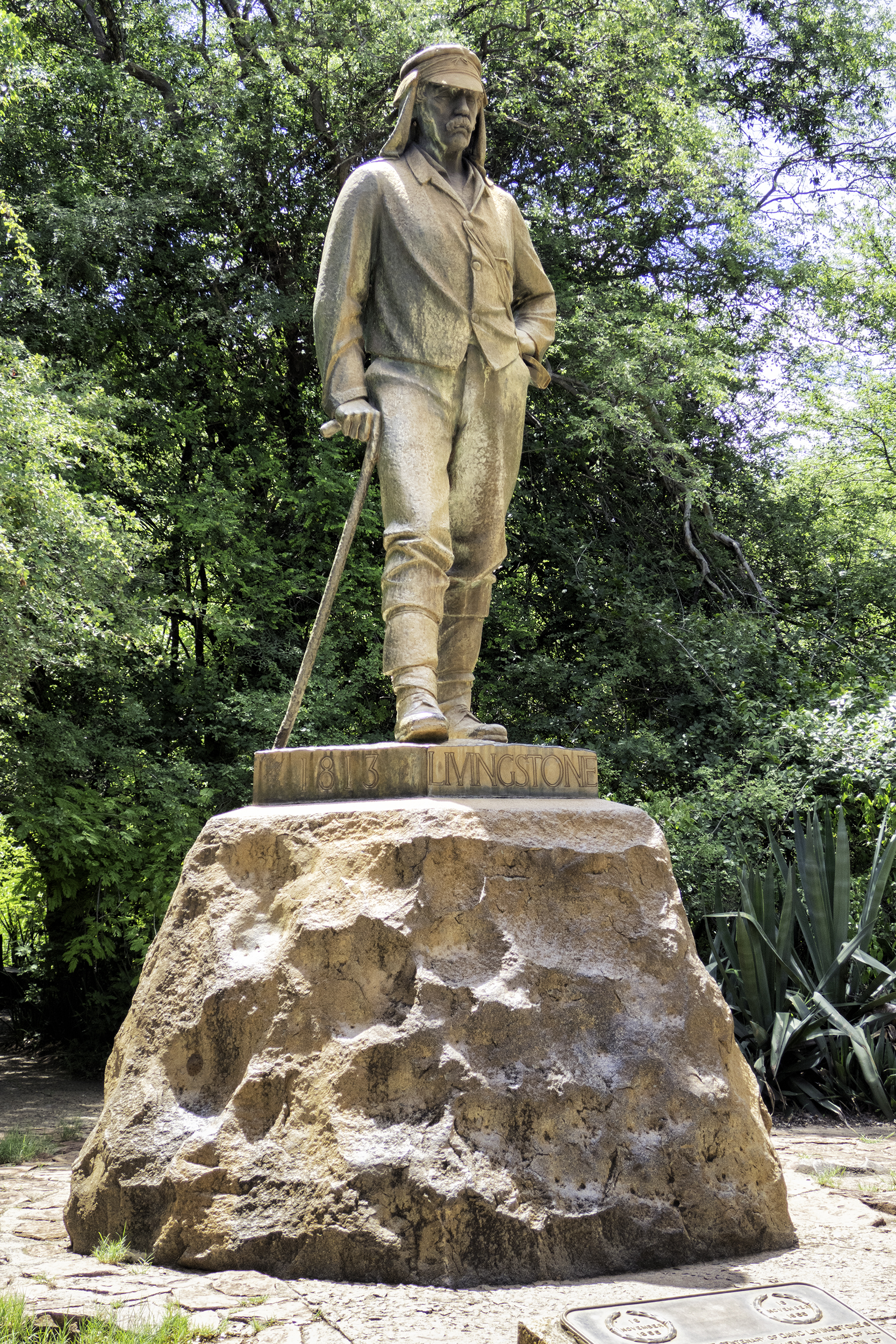 Livingstone Statue, Victoria Falls, Zimbabwe