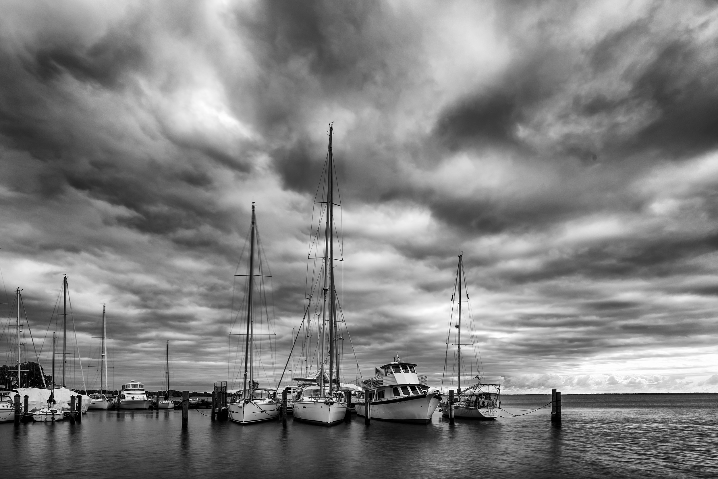 Storm clouds over Eastport