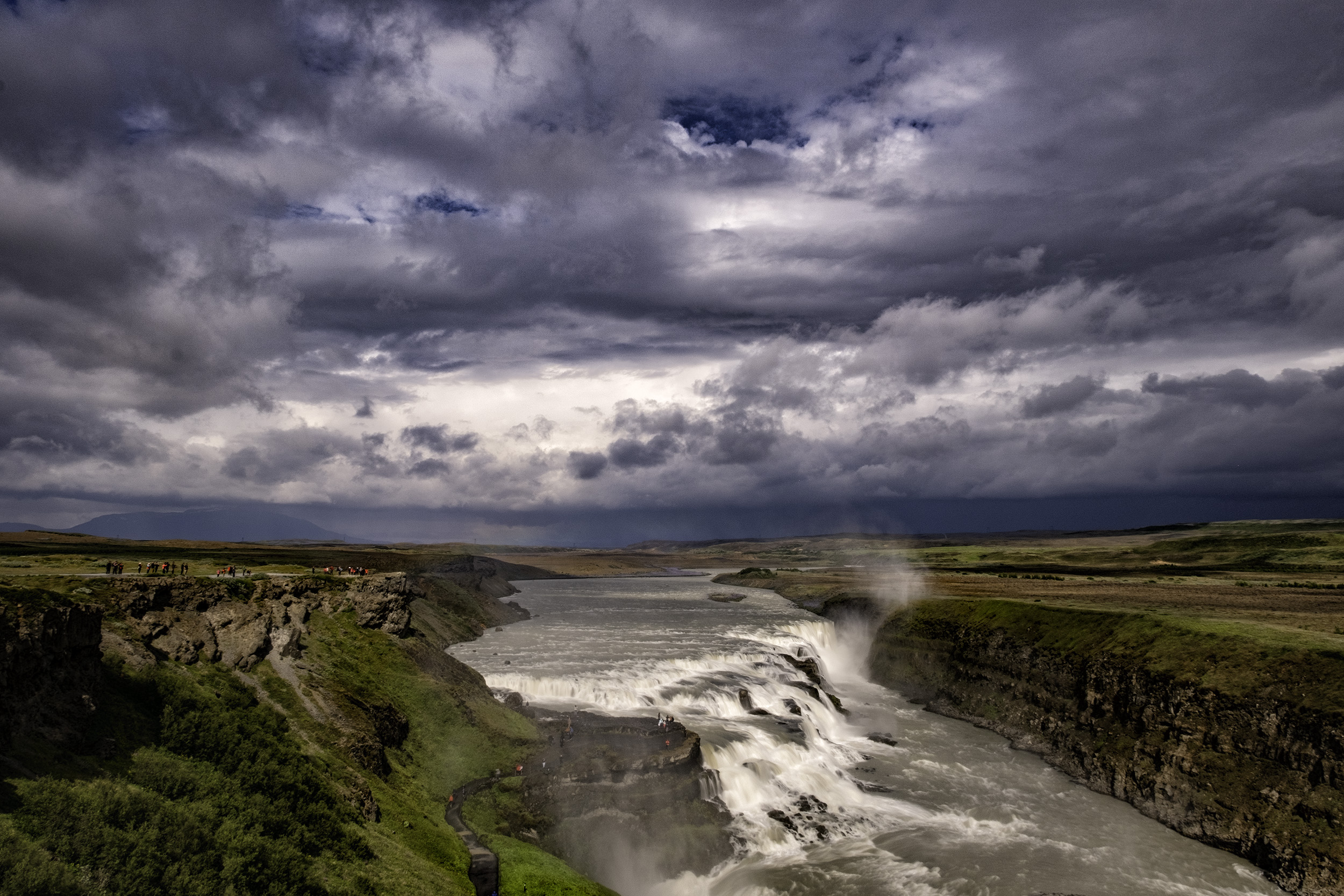 Storm over Gullfoss, Iceland