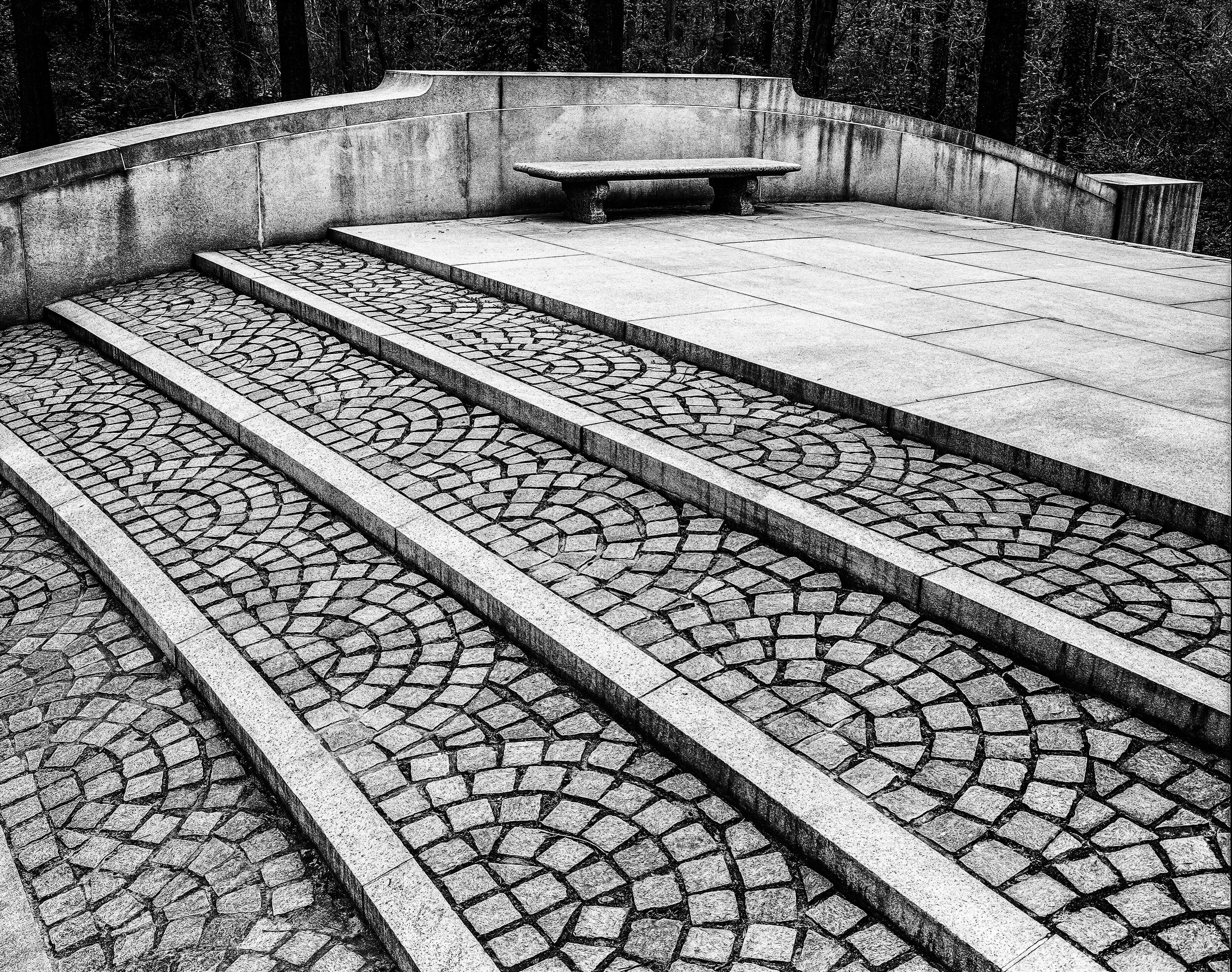 Stone Steps at the Theodore Roosevelt Memorial 