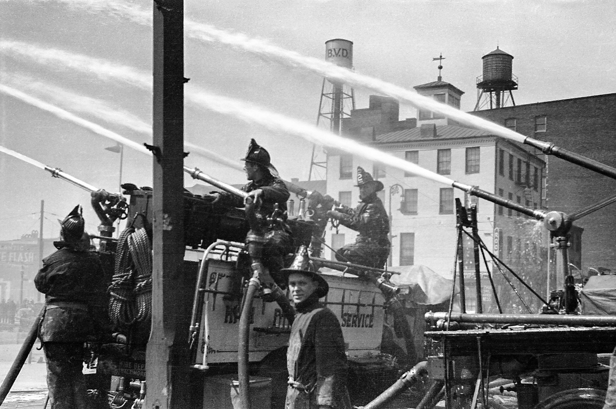 Obrecht Warehouse Fire, 1940