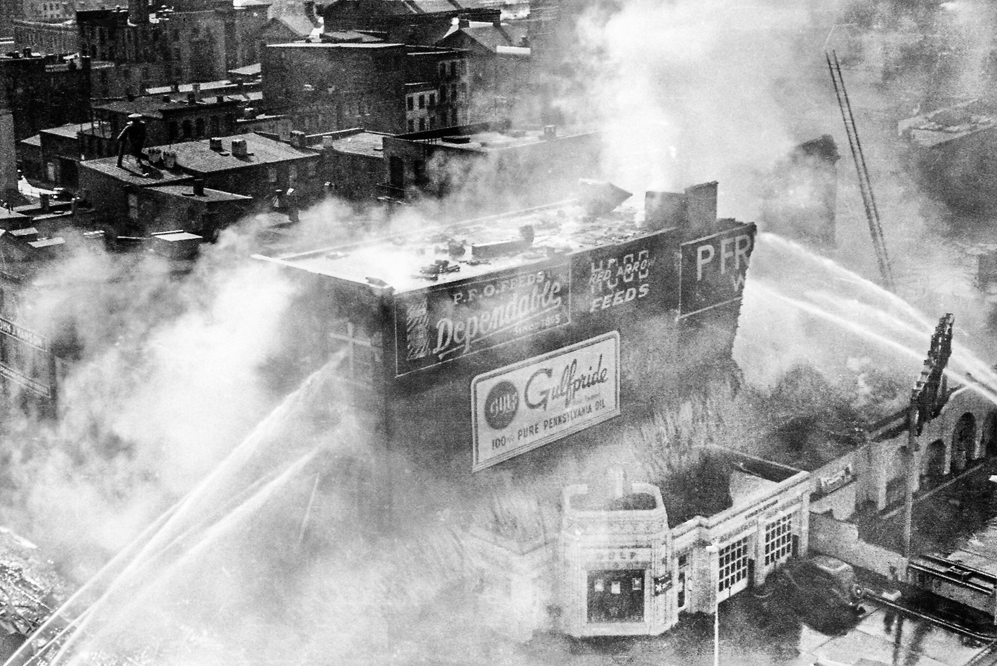 Obrecht Warehouse Fire, 1940