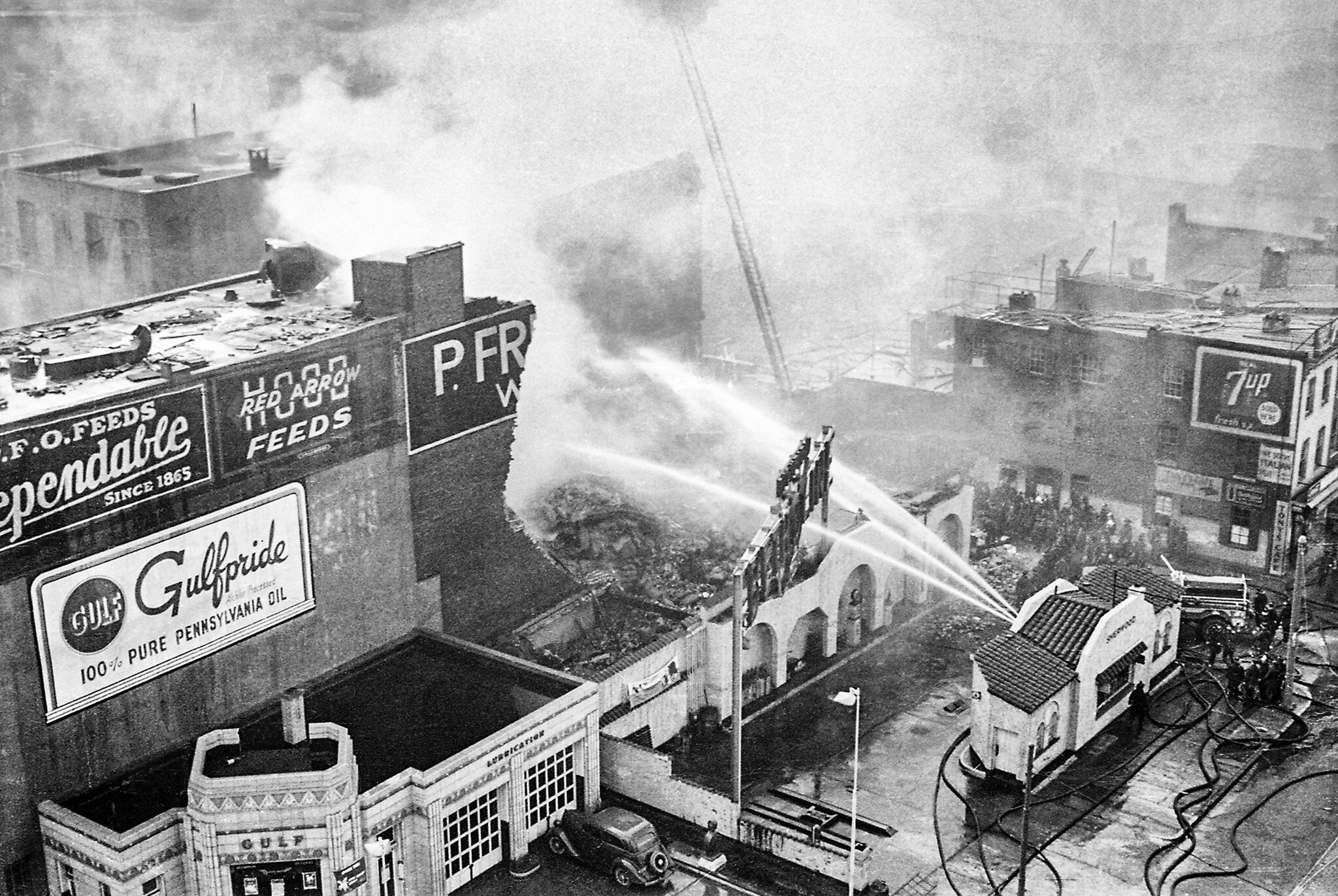 Obrecht Warehouse Fire, 1940