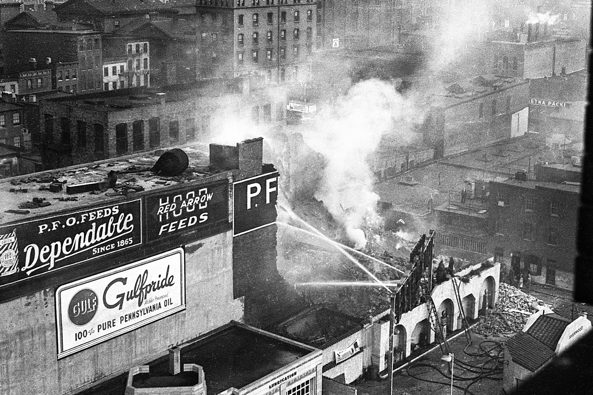 Obrecht Warehouse Fire, 1940