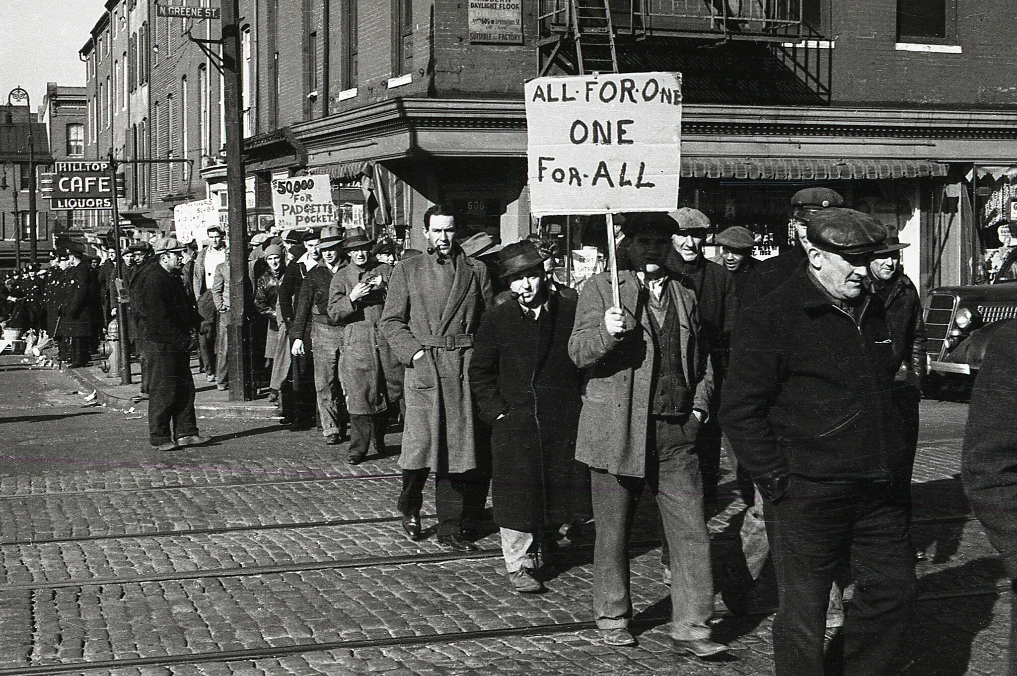 Street Cleaners Union Protest, 1941