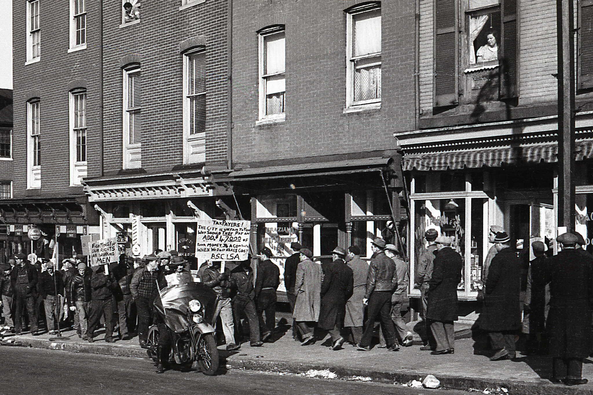 Street Cleaners Union Protest, 1941