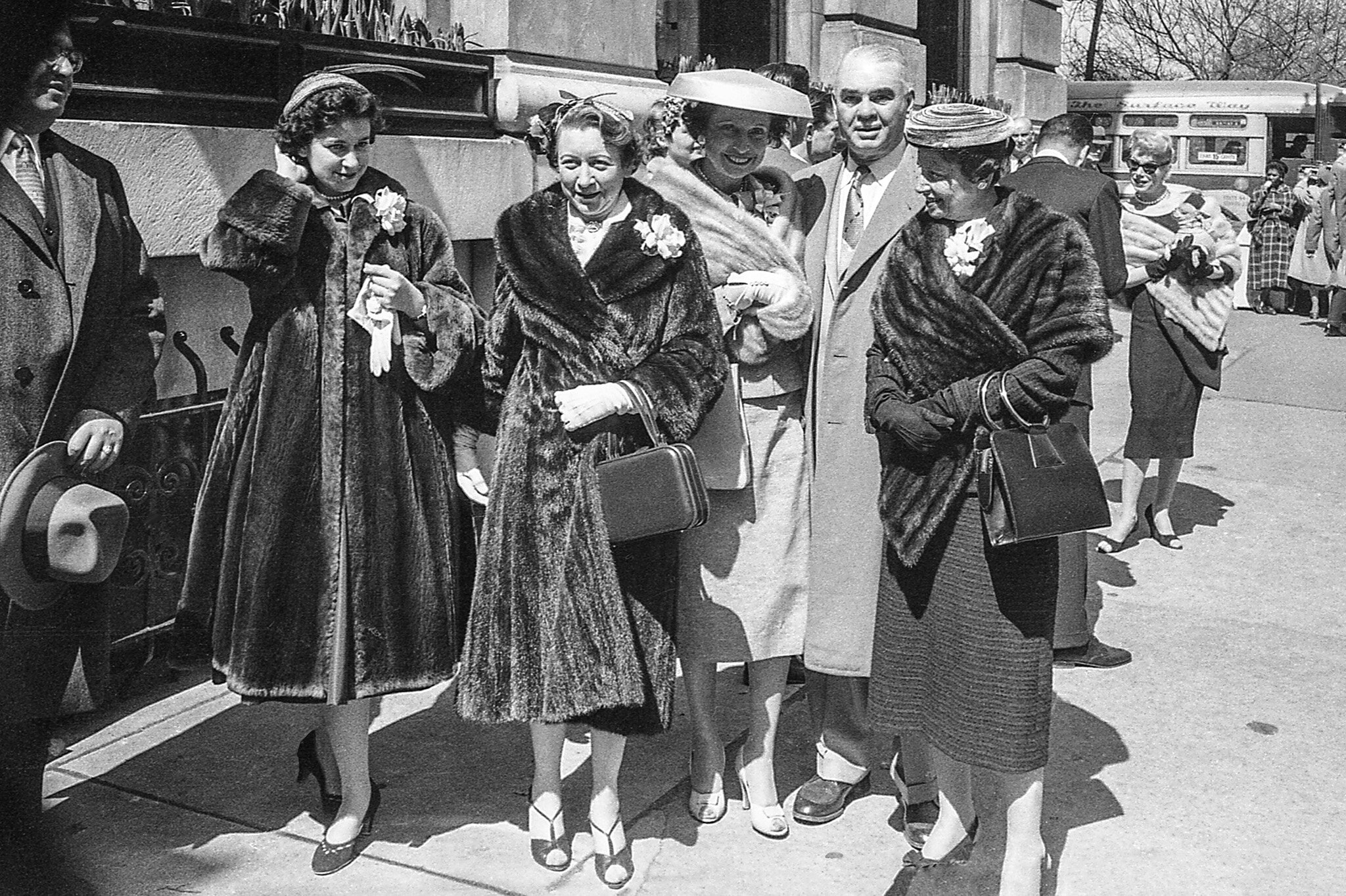 Kathryn, Harry and Sylvia at the Easter Parade in NYC