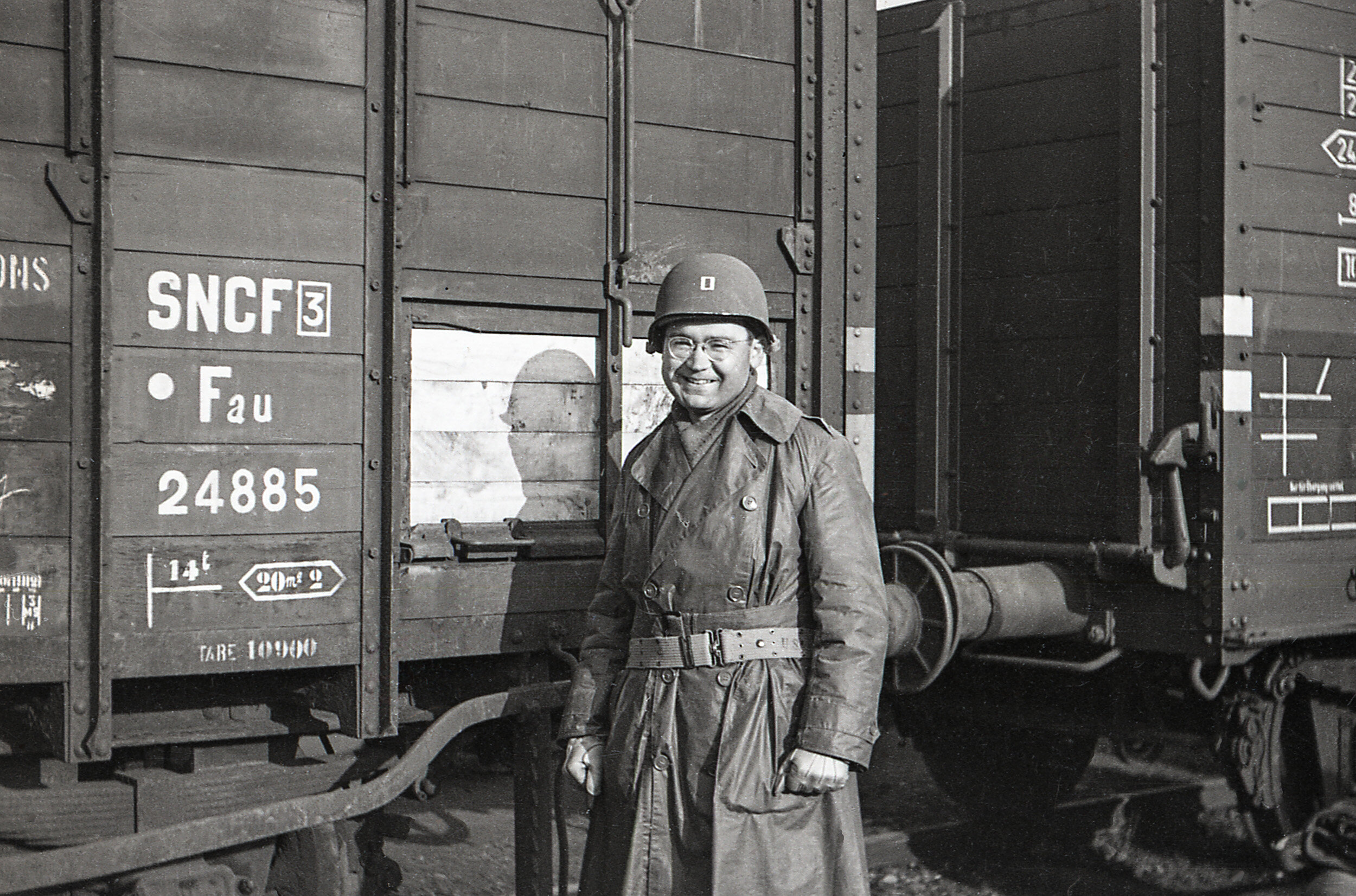 Philip Adalman in France in WWII