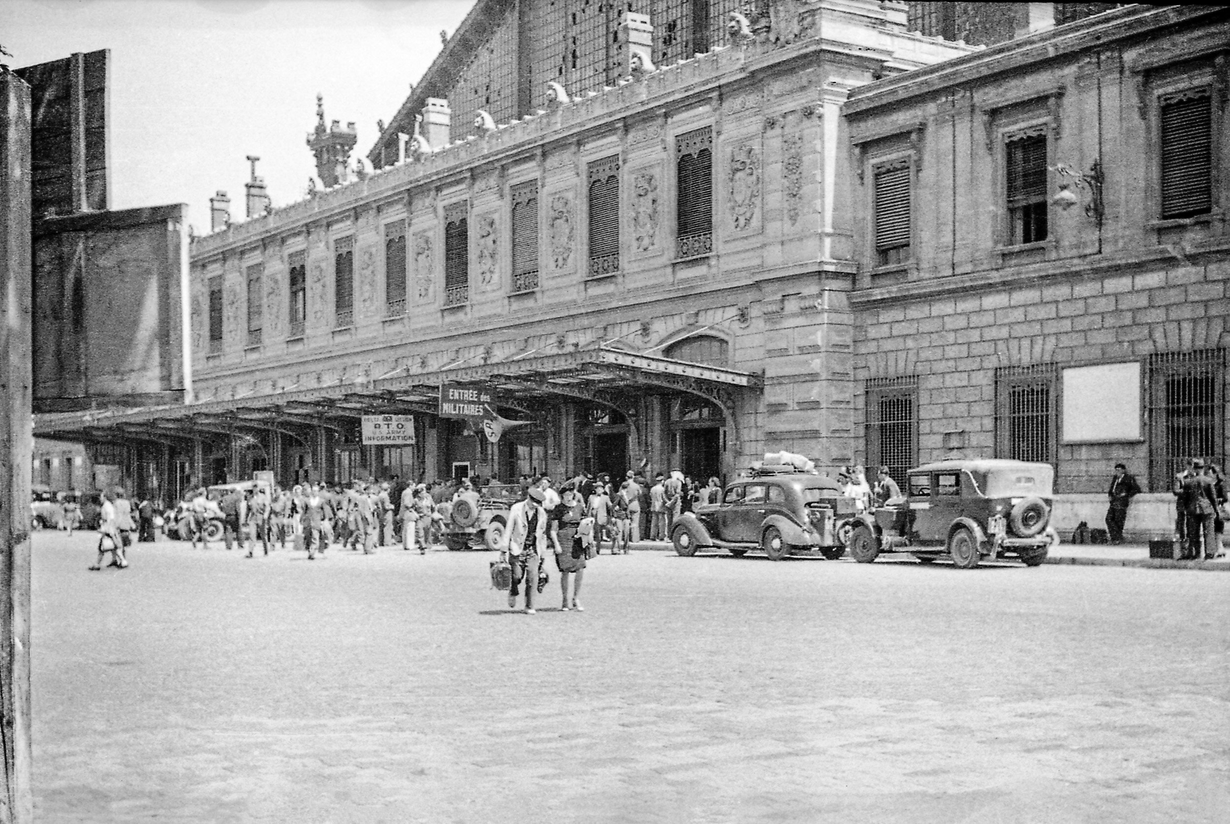 St. Charles Train Station in WWII