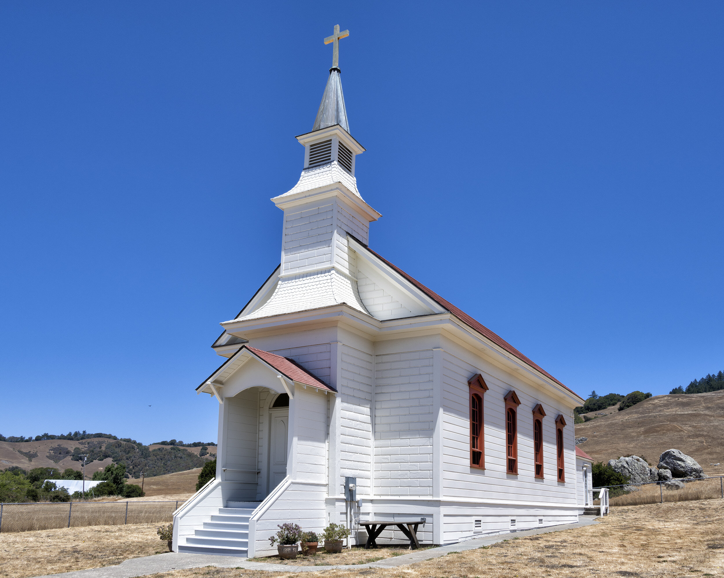 Old Saint Mary's Church of Nicasio Valley