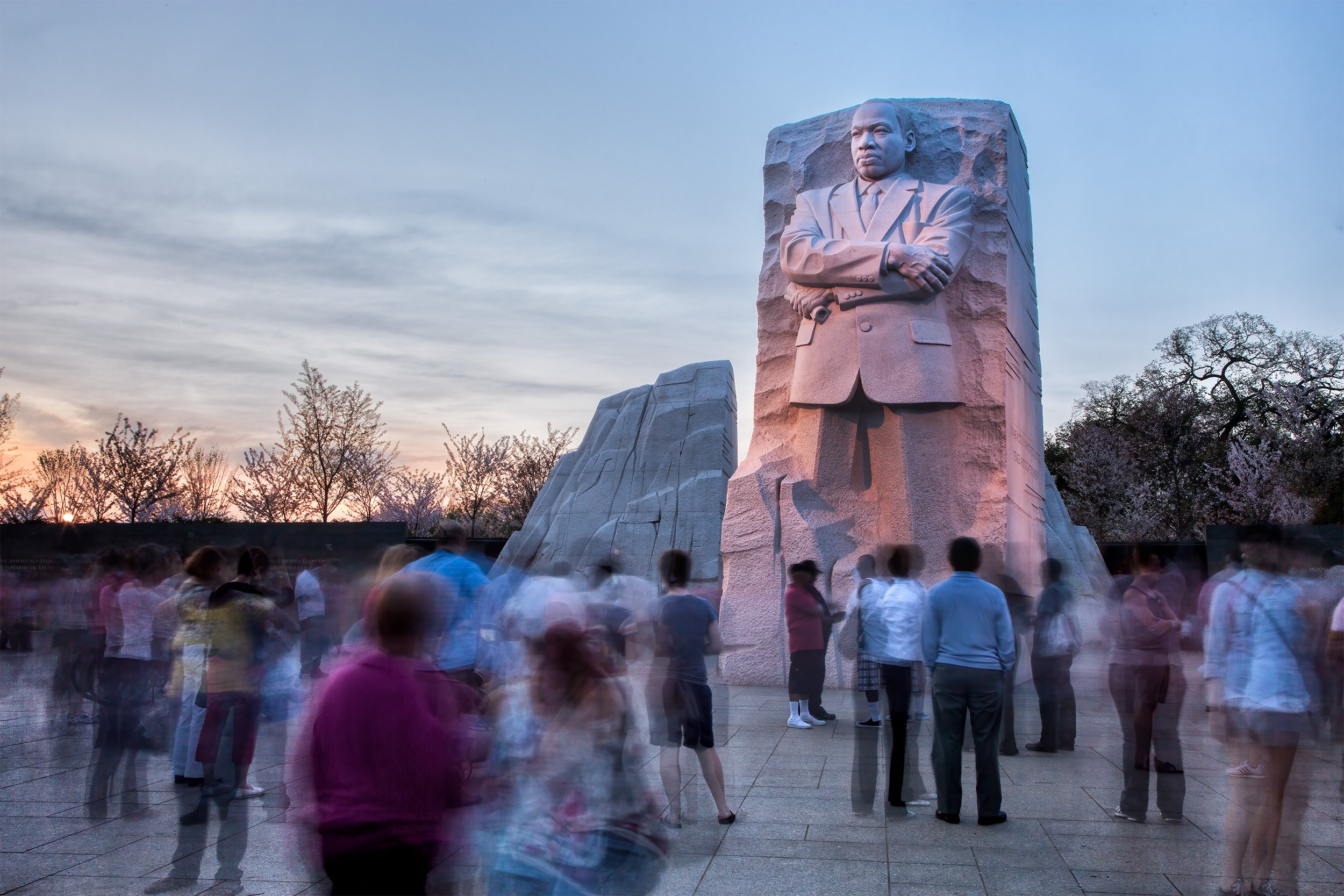 March Evening at the MLK Memorial 