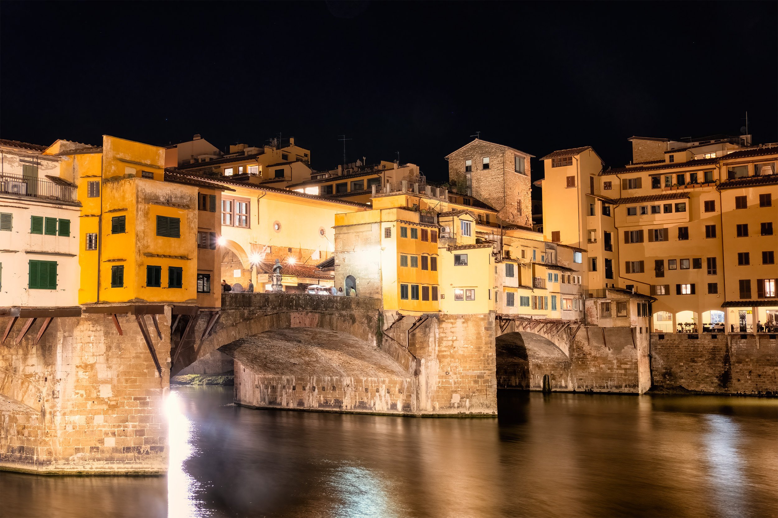 October Evening at the Ponte Vecchio 