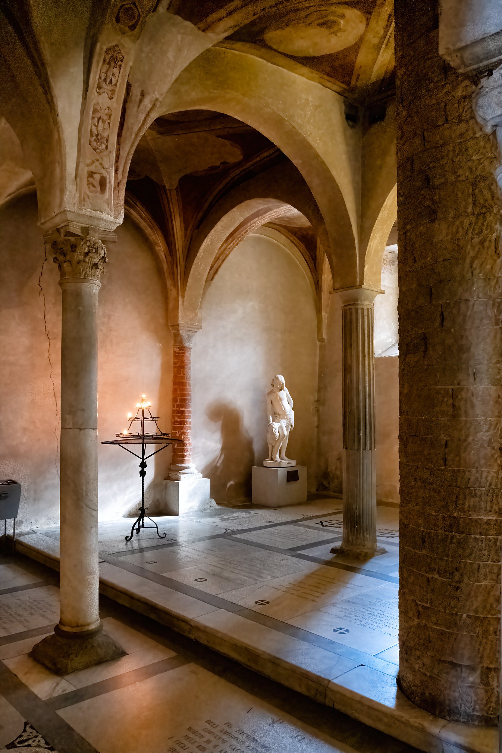 The crypt in San Miniato in Florence  