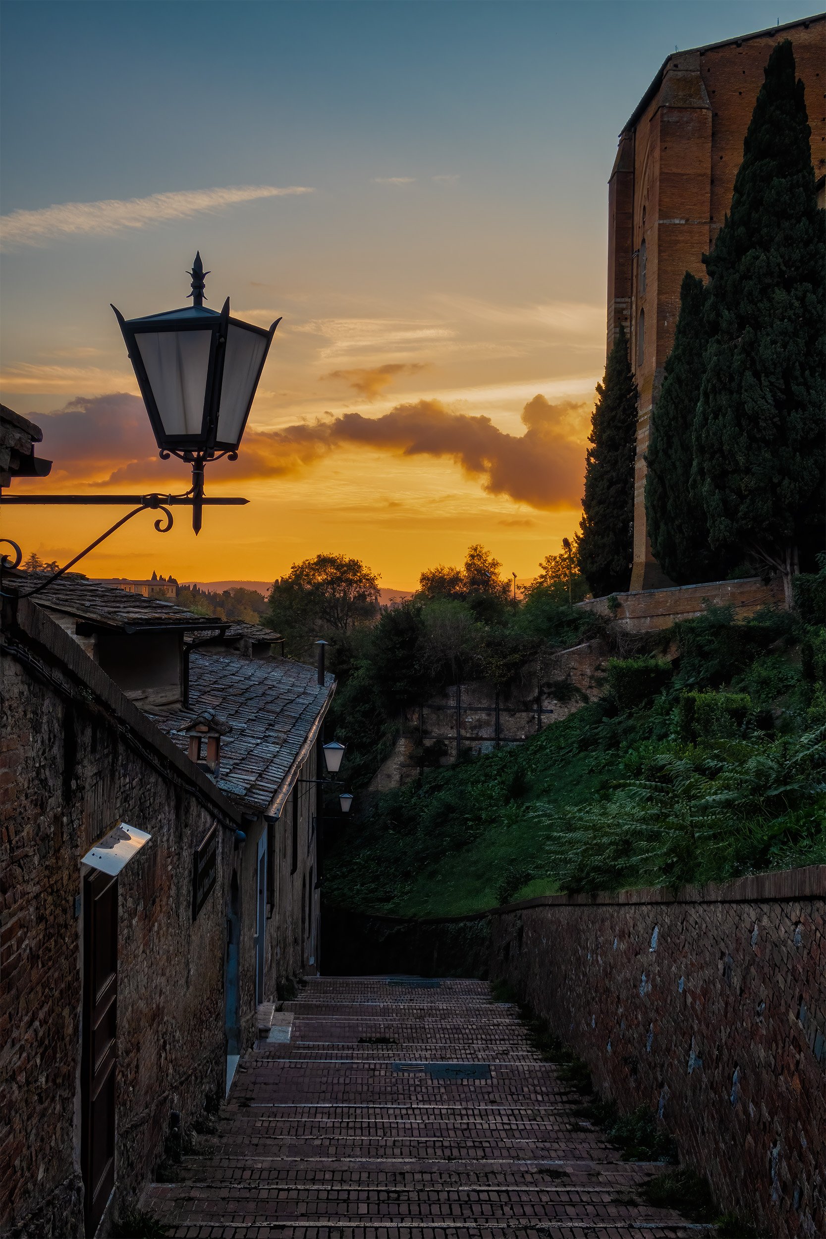 October Evening in Siena 