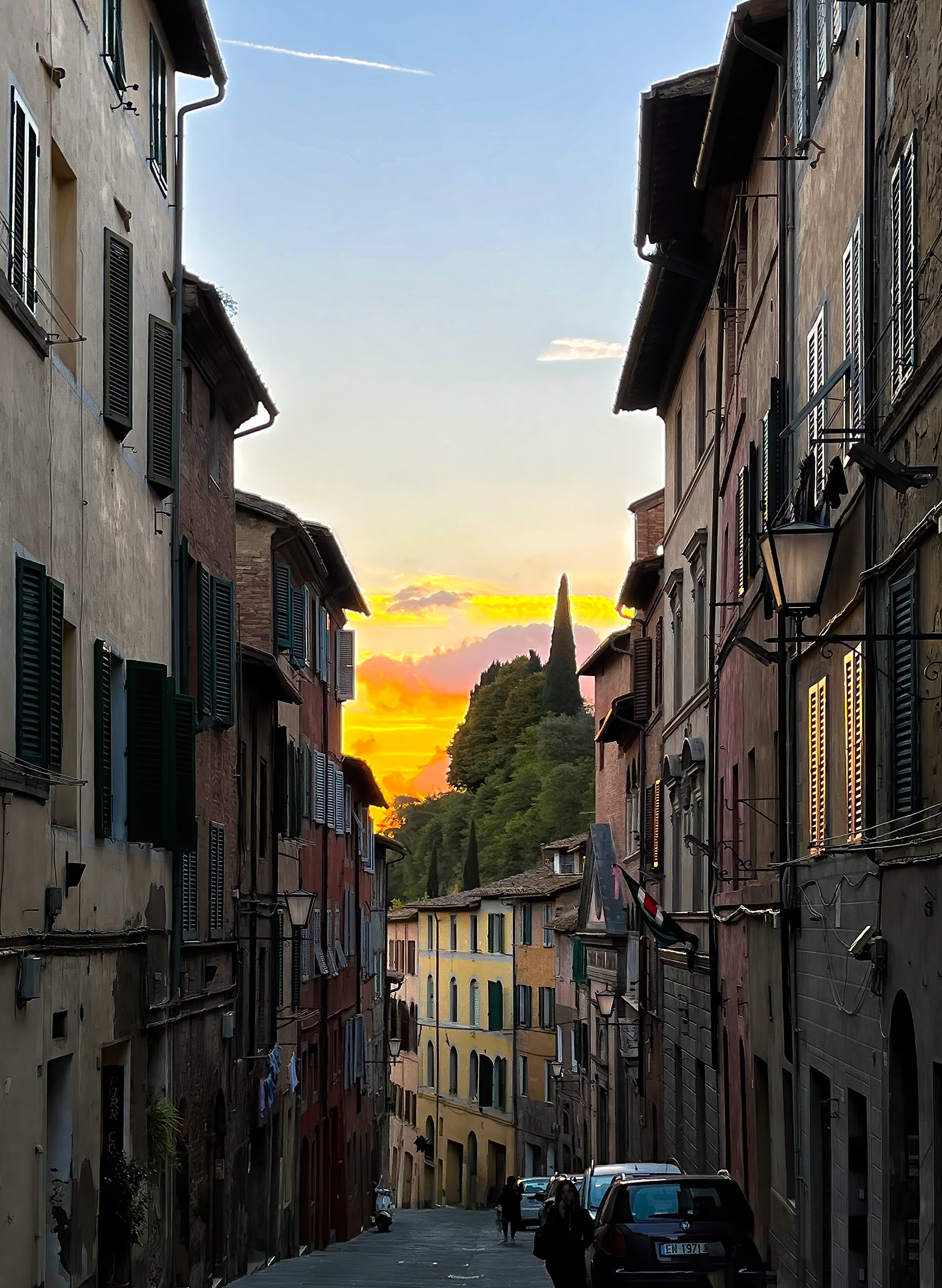 October Evening in Siena 