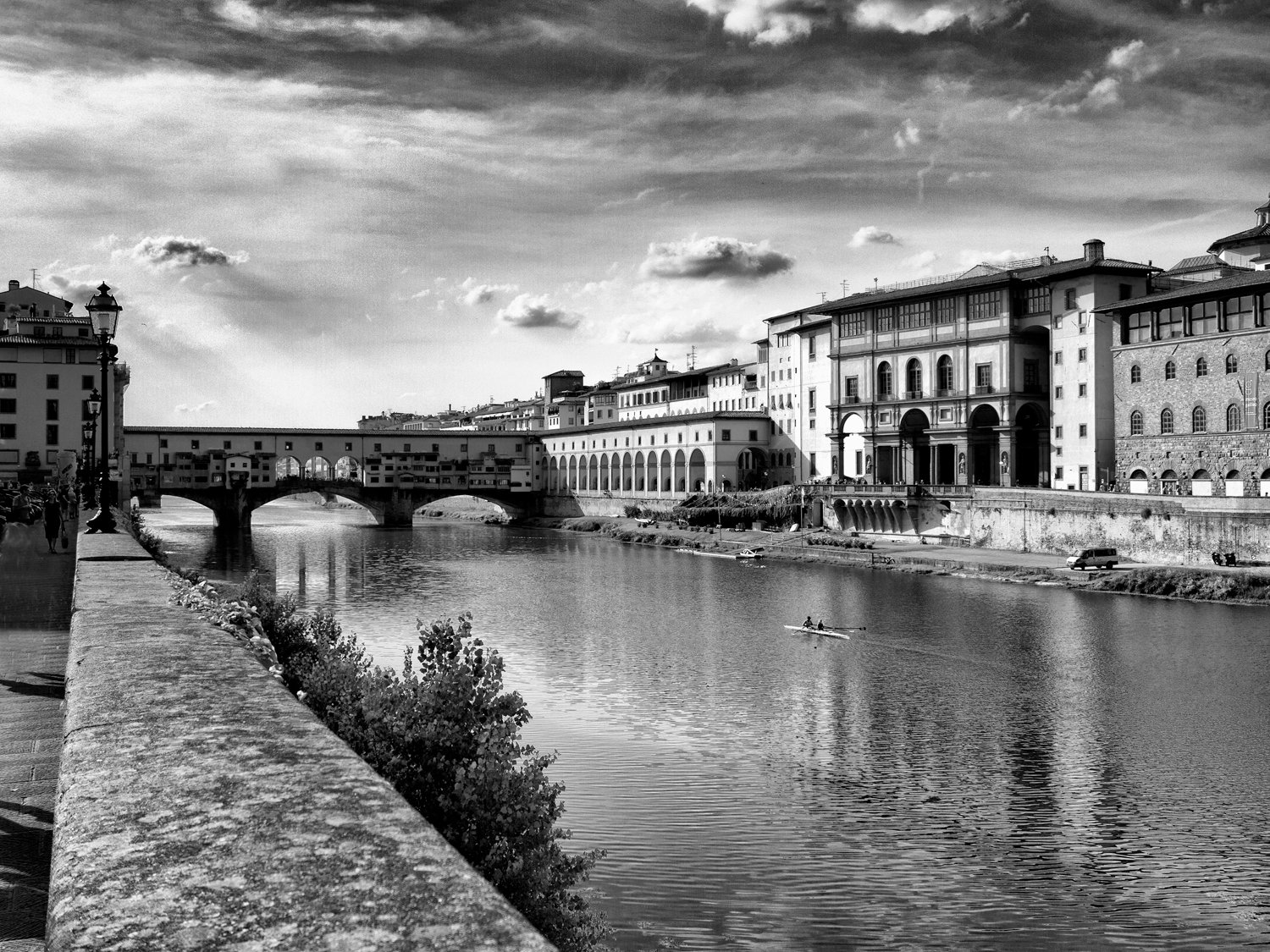 The Arno River in Florence 